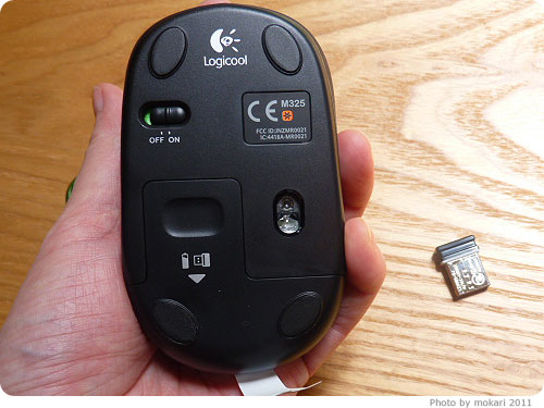 20110708-2 ロジクールデビューした「Wireless Mouse M325」安めのマウス